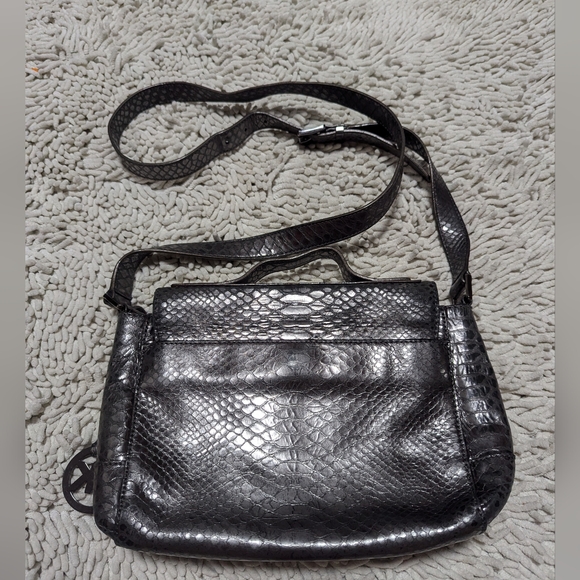Michael Kors silver monochrome print Crossbody bag - Picture 8 of 8